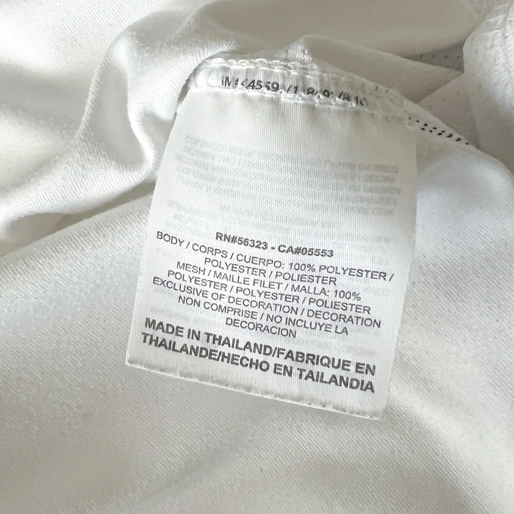 Nike White Women's Dry Fit Shirt Size XS